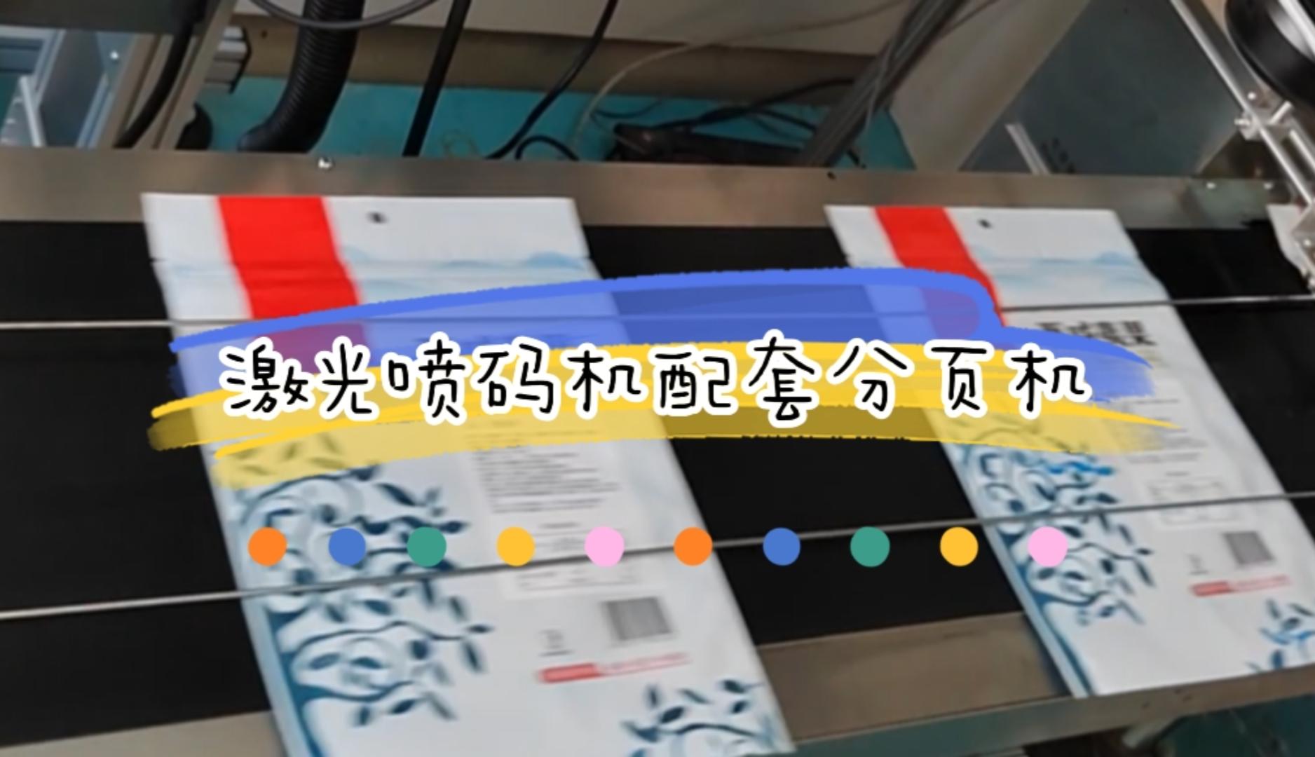 分頁機(jī)激光噴碼機(jī)應(yīng)用實(shí)例